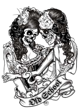 Pin up girl old school