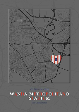 Wanda Metropolitano Map