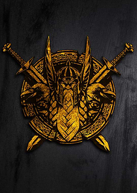 God Odin Viking Golden