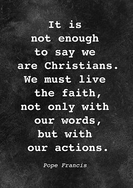 Pope Francis Quote D001