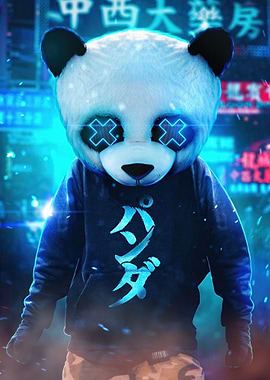 Cyberpunk Panda
