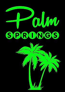 PALM SPRINGS Retro Green