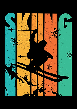 Skiing skiers Gift