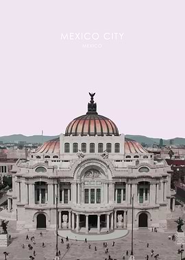 Mexico City Travel Artwork