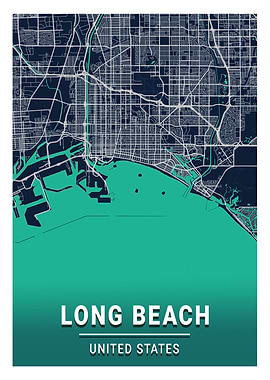 Long Beach Blue Dark Color