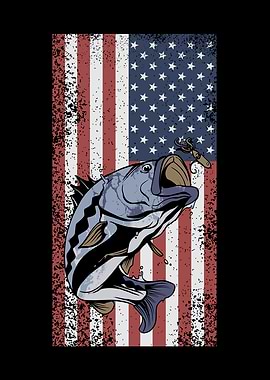 4th of July Fishing Gift