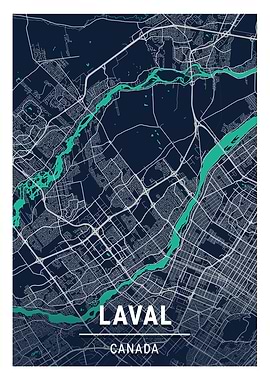 Laval Blue Dark Color City