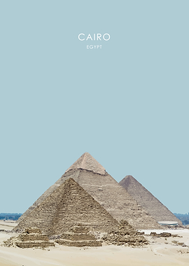 Cairo Pyramids Artwork