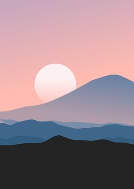 The beautyfull sunset