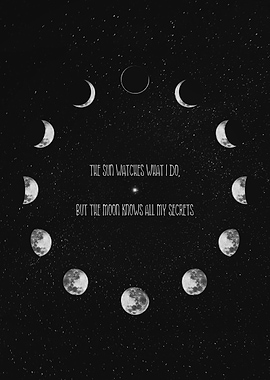 the moon knows my secrets