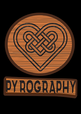 Pyrography Celtic Heart