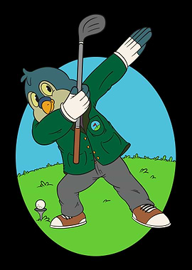 Dabbing Birdie Golf