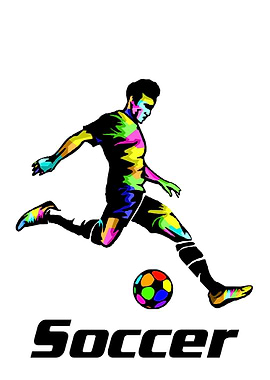 pop art soccer