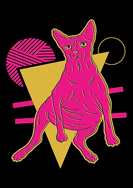 Cat Love Animal Psychedeli