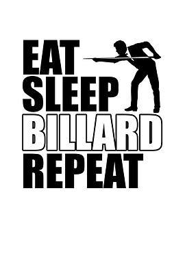 Eat Sleep Billard Repeat
