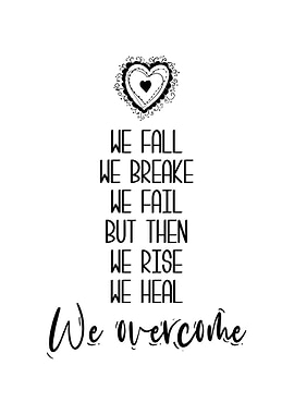 We Overcome Wall Art Decor