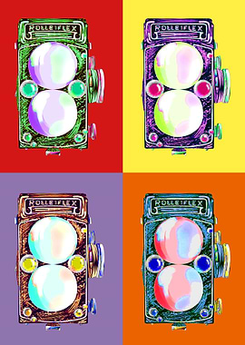 Pop art camera