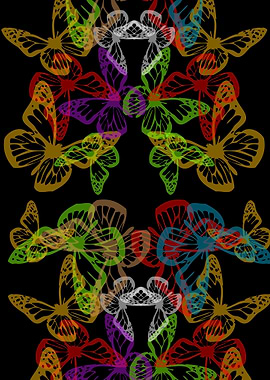 Colorful butterflies