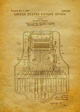 3 Stenotype Machine Paten