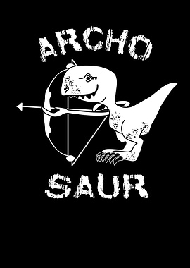 Archery Funny Kids Dino