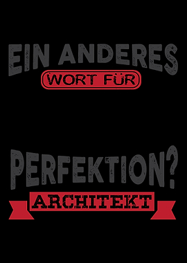 Architect Funny German A