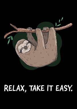 Sloth Lazy Chill Relax gif