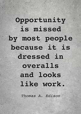 Thomas Edison Quote L004