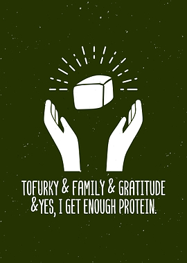 Funny Vegan Quote Artwork