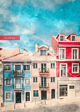 Watercolor Lisbon