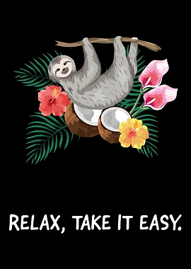 Sloth Lazy Chill Relax gif