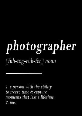 photographer definition