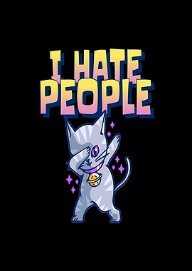 I Hate People Cat