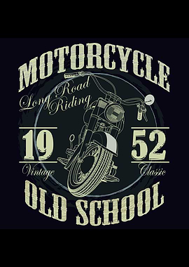 Old School Motorcycle