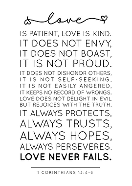 Love Never Fails