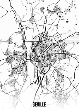 Seville map