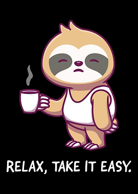 Sloth Lazy Chill Relax gif
