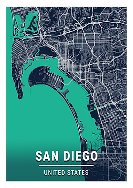 San Diego Blue Dark Color