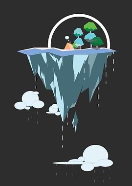 cabin at the flying island