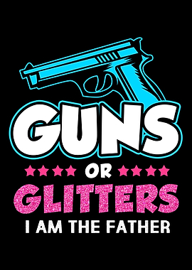 Gender Reveal Gun Glitters