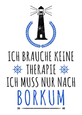 Borkum Nordsee Spruch
