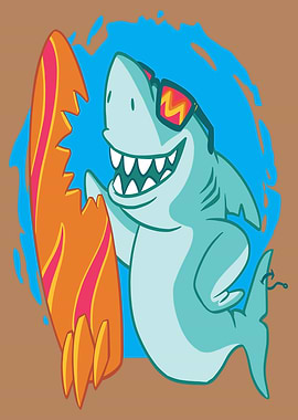 SURFING SHARK