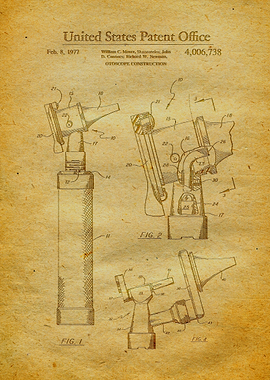 12 Otoscope Patent 1977