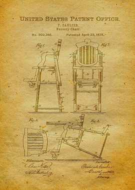 100 1878 Baby High Chair