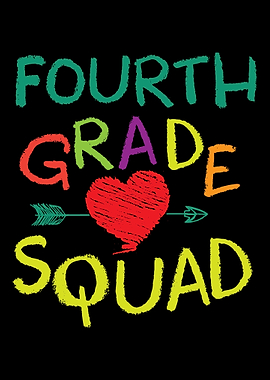 Fourth Grade Squad Cute