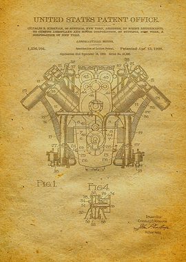 70 Curtiss Airplane Engin