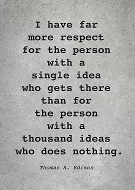 Thomas Edison Quote L022