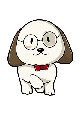 Dog Tie Glasses