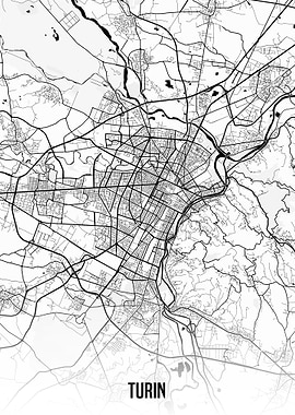 Turin map