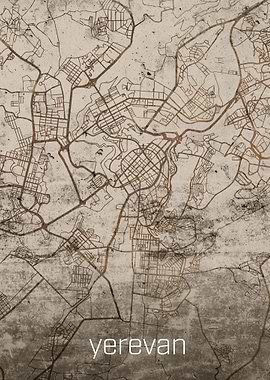 Yerevan Rusty City Street