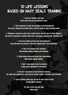 Navy Seals Life Lessons